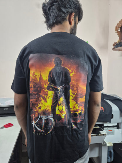 KD BLACK T SHIRT (Design - 2)
