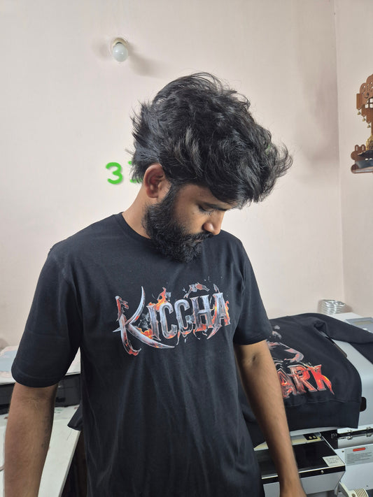 KD BLACK T SHIRT (Design - 2)