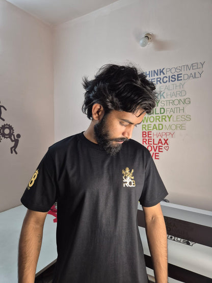 VIRAT RCB BLACK T SHIRT (Design - 1)
