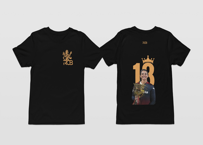 SMRITI RCB BLACK T SHIRT (Design - 1)