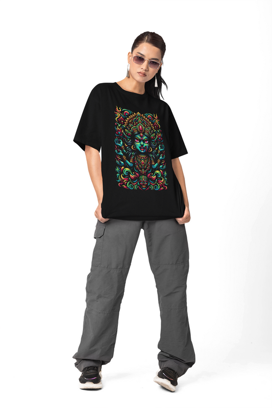Maa Durga Oversized T-Shirt