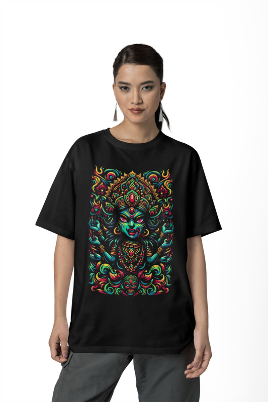 Maa Durga Oversized T-Shirt