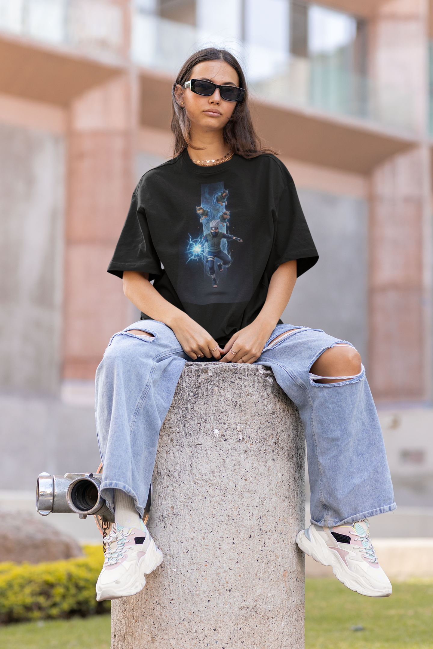 Kakashi Hatake Strike Oversized T-Shirt